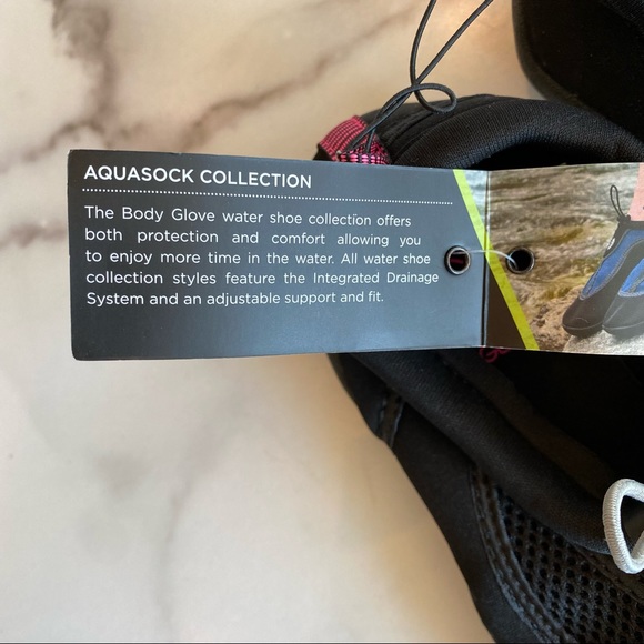 BODY GLOVE Beachcomber Aquasock Ocean River Lake Swim Surf Slip On Water Shoes - Picture 4 of 5